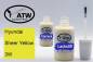 Preview: Hyundai, Sheer Yellow, 3W: 20ml Lackstift + 20ml Klarlack - Set, von ATW Autoteile West.